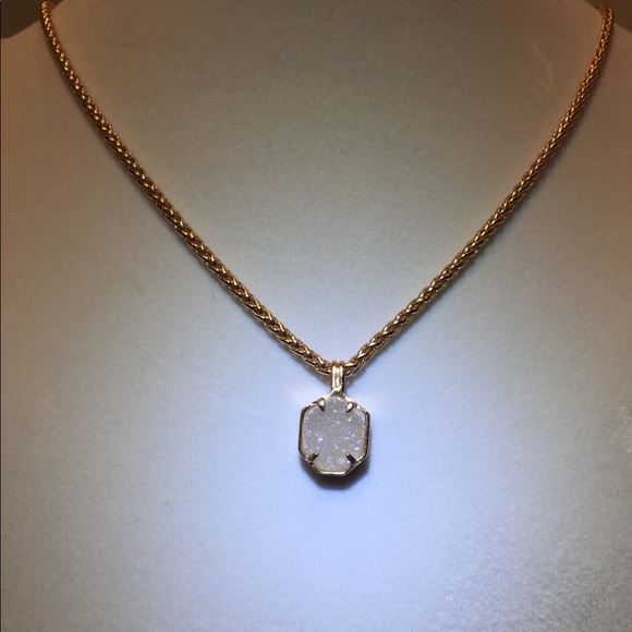 Kendra Scott iridescent Oliver drusy in Rose Gold - Picture 2 of 3